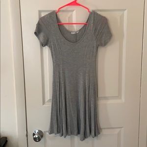 Light grey skater dress